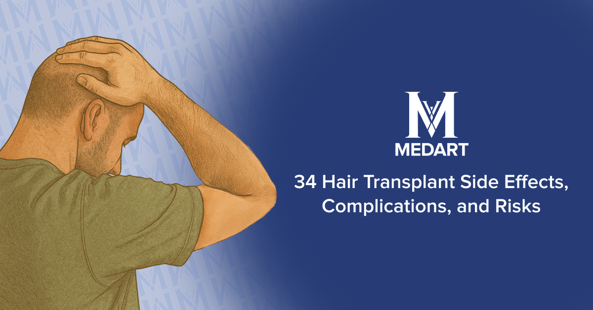 34 Nebenwirkungen einer Haartransplantation, die Sie nicht kennen