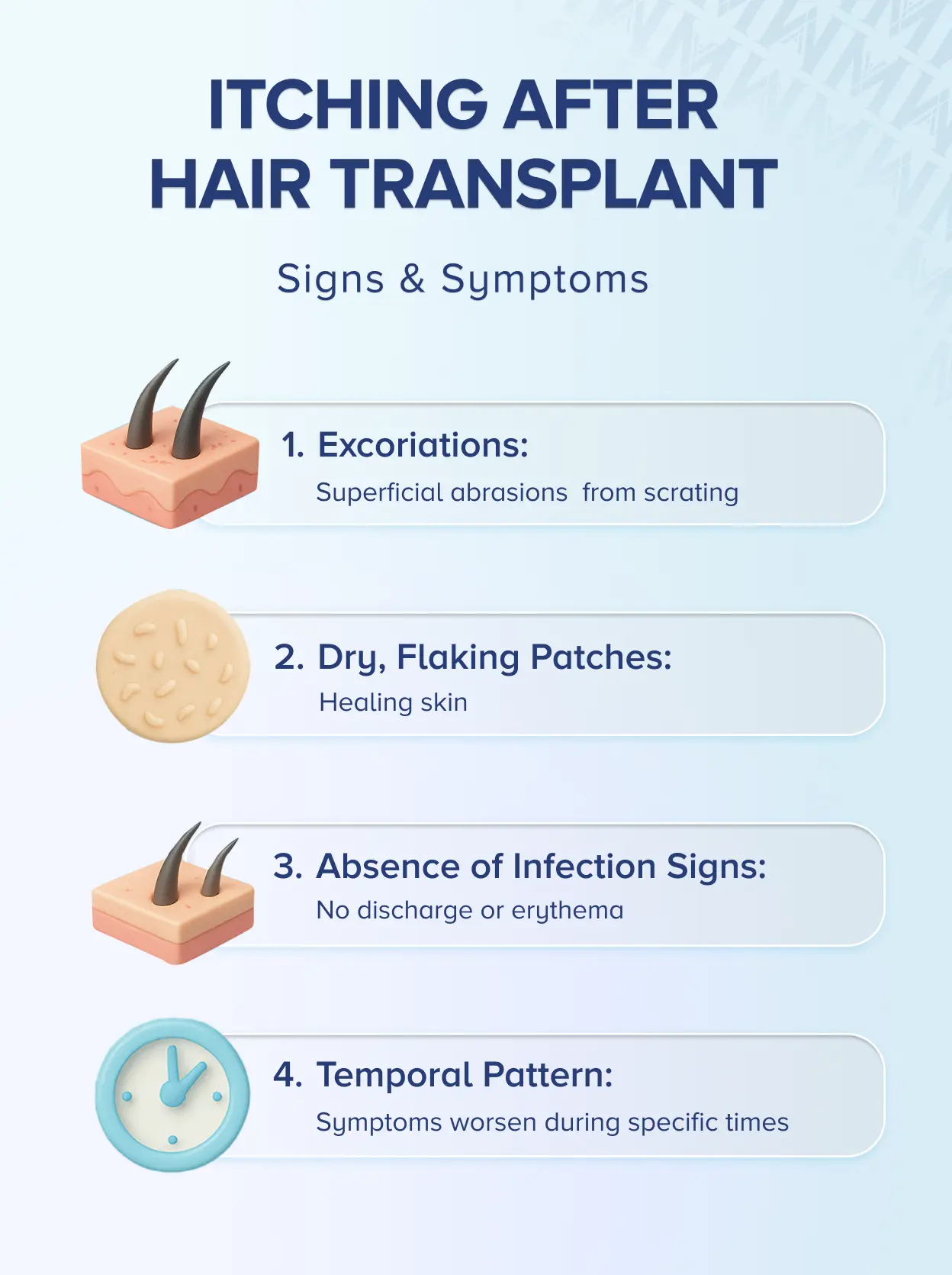 Signs and Symptoms of Itching After Hair Transplant