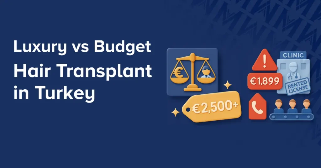 luxury vs budget hair transplant turkey