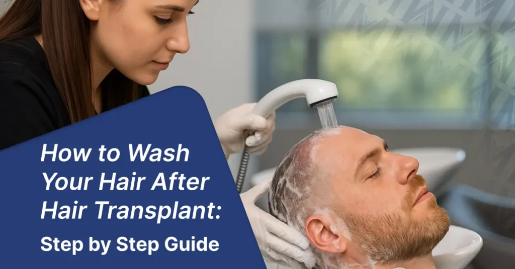how to wash your hair after hair transplant