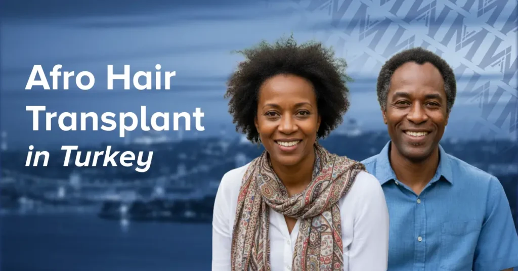 Afro Hair transplant turkey
