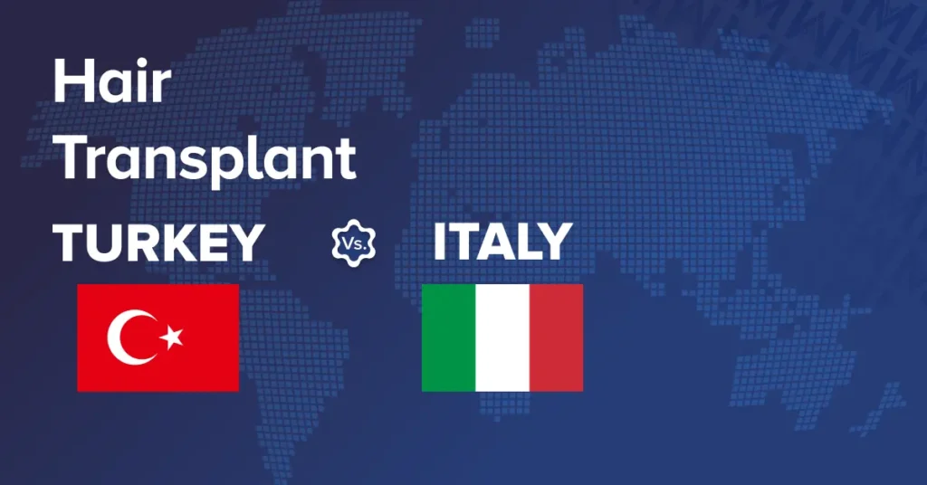 Hair transplant italy vs. turkey