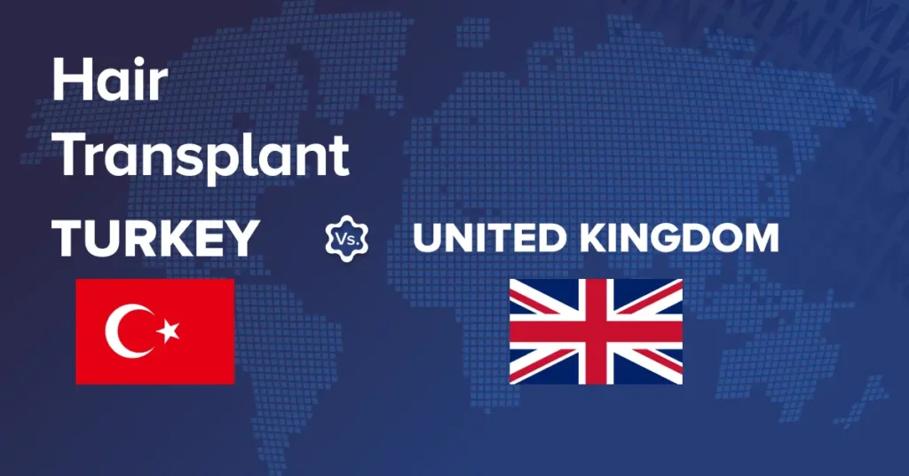 Hair transplant UK vs. Turkey