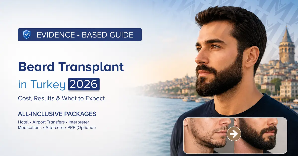 Beard Transplant Turkey 2026: Cost, Results & Guide
