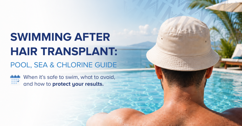 Swimming After Hair Transplant: Pool, Sea & Chlorine Safety