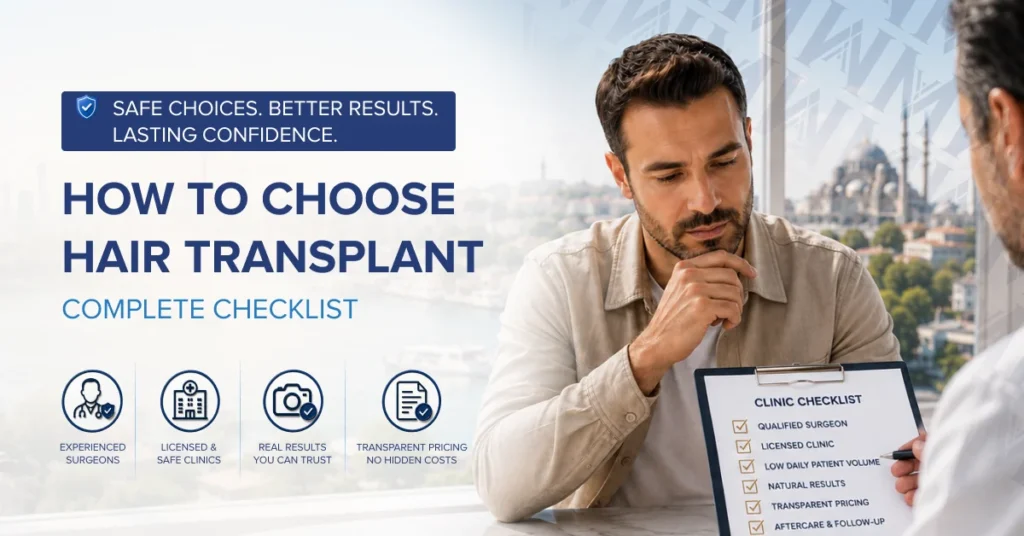 How to Choose Hair Transplant Clinic Turkey: Complete Checklist