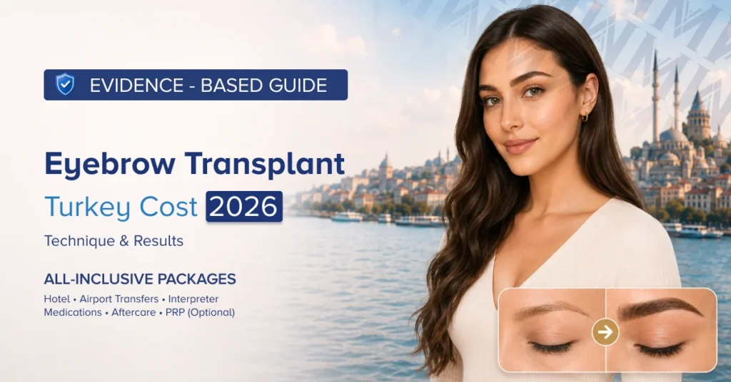 Eyebrow Transplant Turkey Cost 2026: Technique & Results