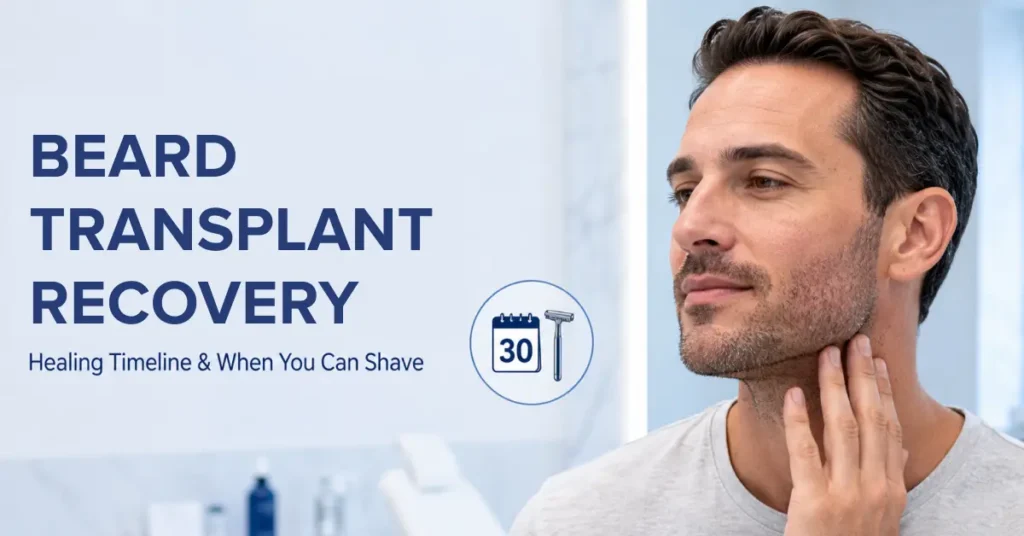 Beard Transplant Recovery: Timeline & When to Shave