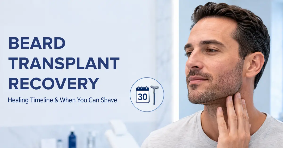 Beard Transplant Recovery: Timeline & When to Shave