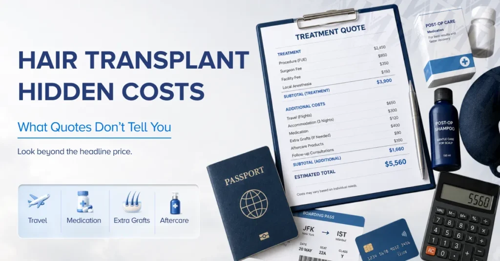 Hair Transplant Hidden Costs: What Quotes Often Leave Out