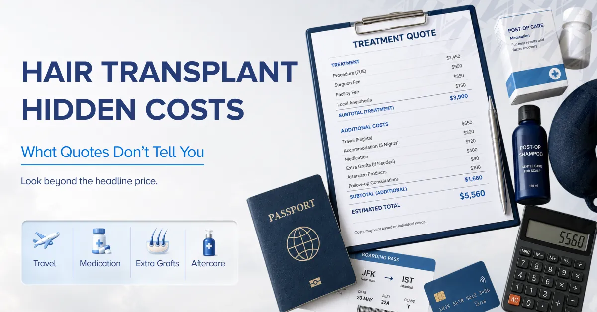 Hair Transplant Hidden Costs: What Quotes Often Leave Out