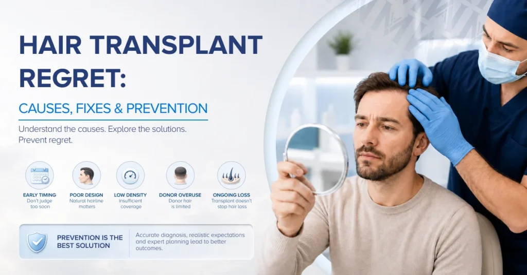 Hair Transplant Regret: Causes, Fixes & Prevention