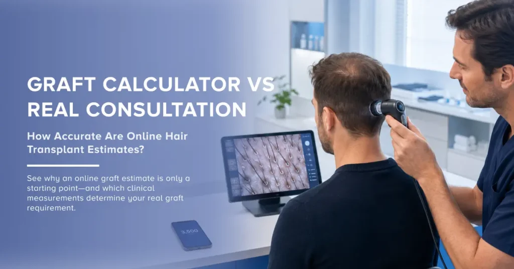 How Accurate Is a Graft Calculator vs a Real Consultation?
