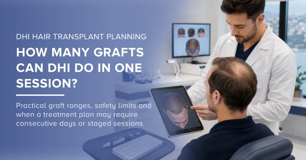 DHI Hair Transplant Maximum Grafts: One-Session Limit