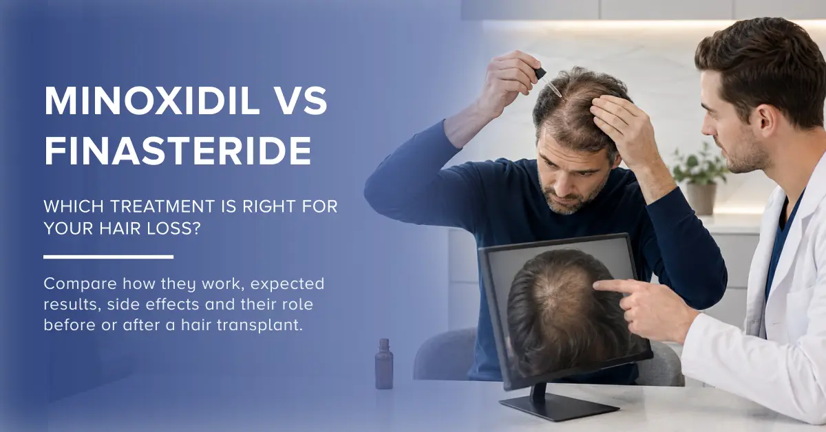 Minoxidil vs Finasteride: Which Should You Start First?