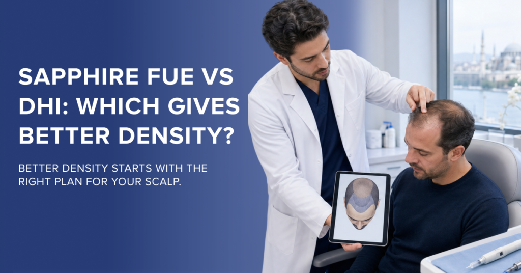 Sapphire FUE vs DHI: Which Gives Better Density?