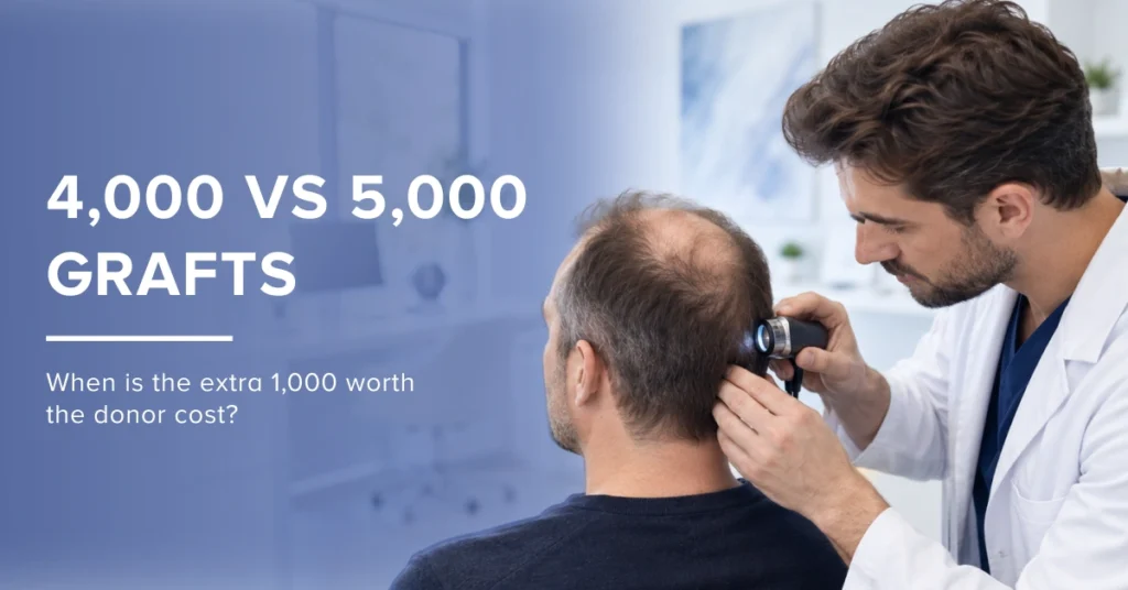 4000 vs 5000 Grafts: Is the Extra 1000 Worth It?