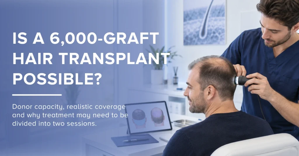 6000 Grafts Hair Transplant: Possible in One Session?