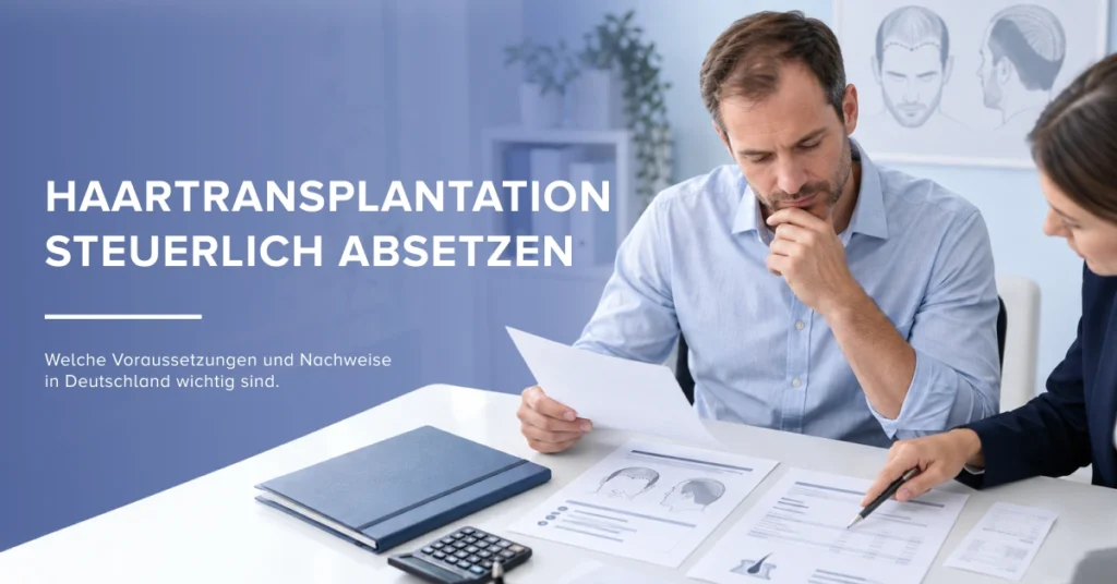 Haartransplantation steuerlich absetzen: Voraussetzungen