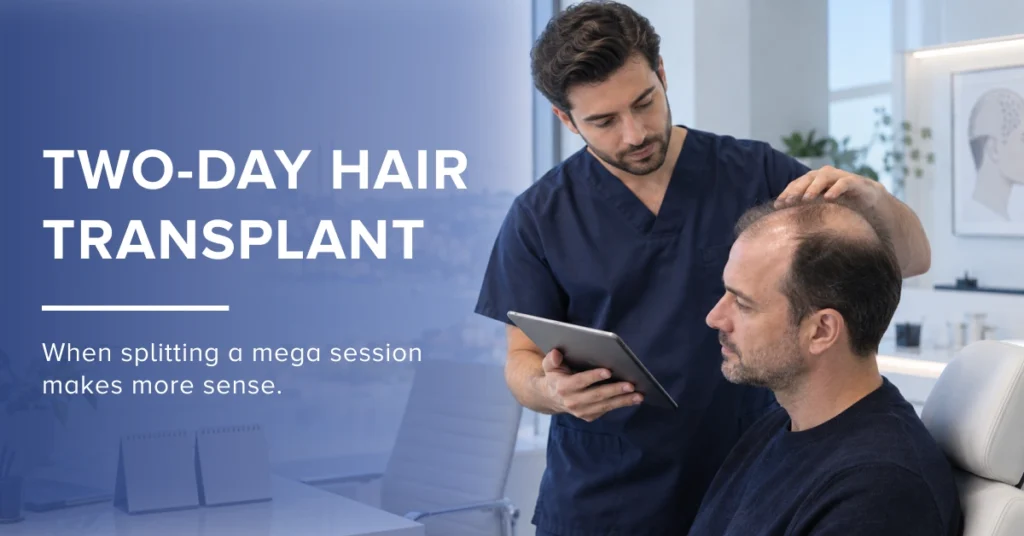 Two Day Hair Transplant: When Splitting Beats One Long Day